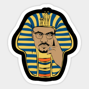 Malcom X King Sticker